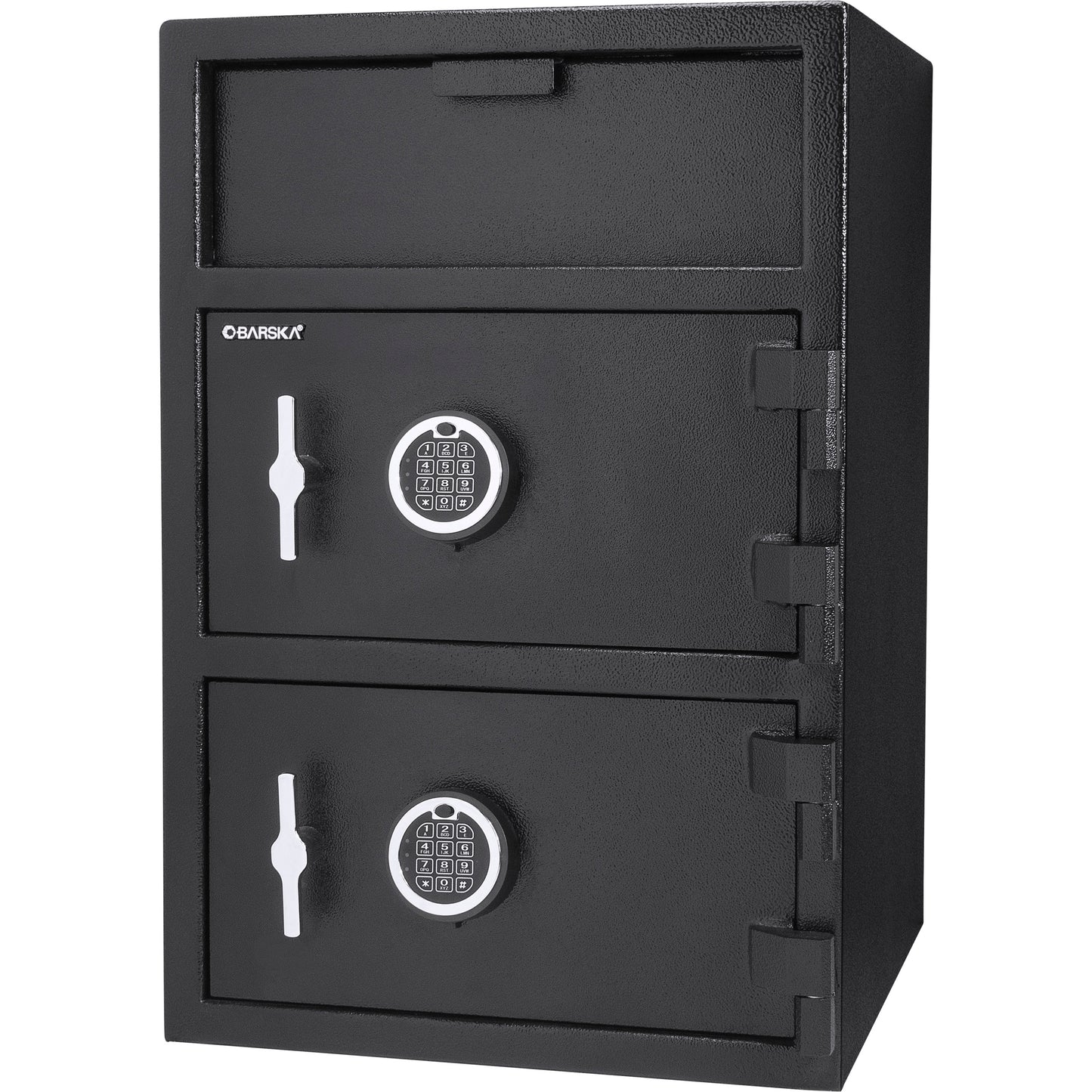 Barska 1.6/2 Cu. Ft Dual Compartment Keypad Depository Safe | AX13312