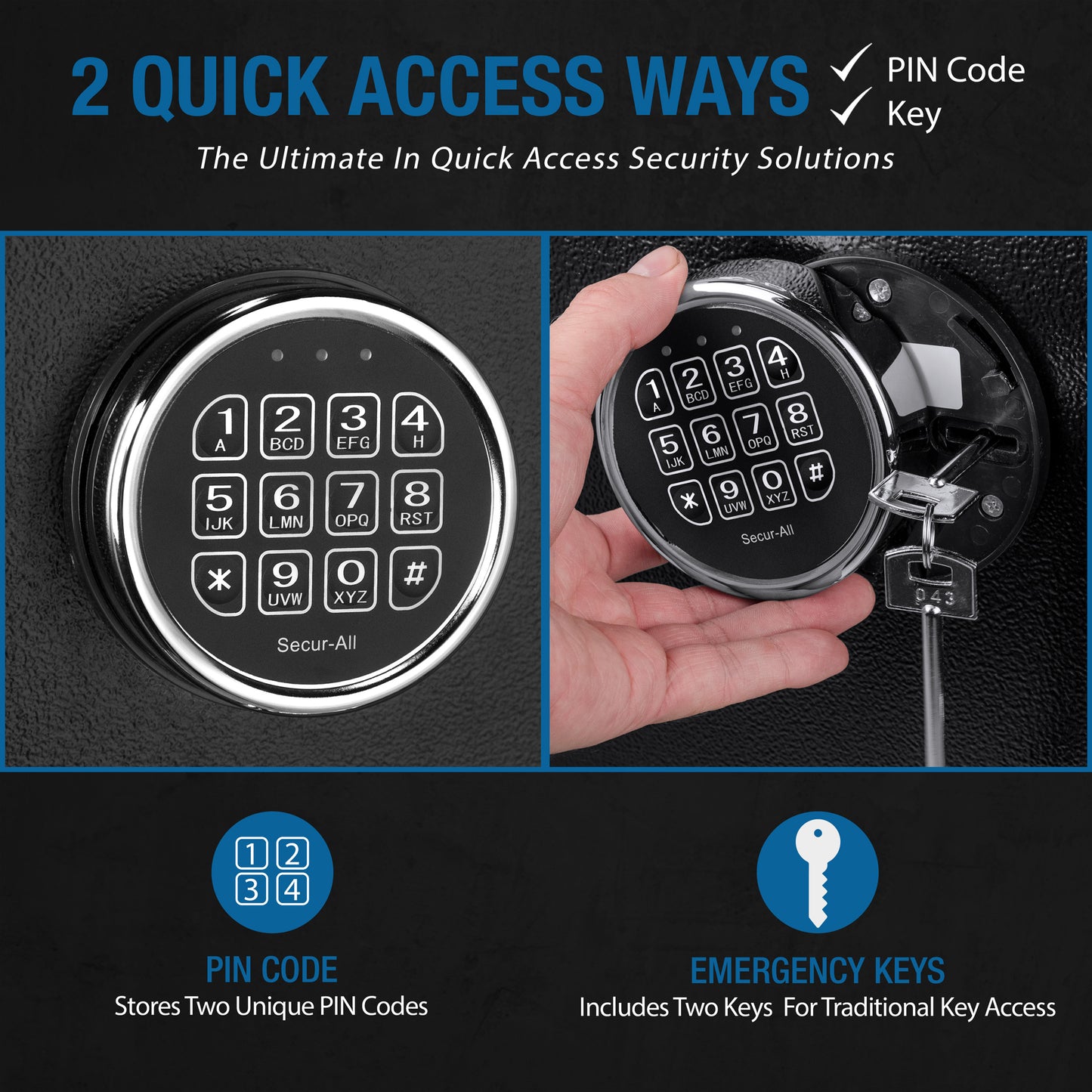 Barska FV3000 FireVault Fireproof Keypad Safe | AX12220