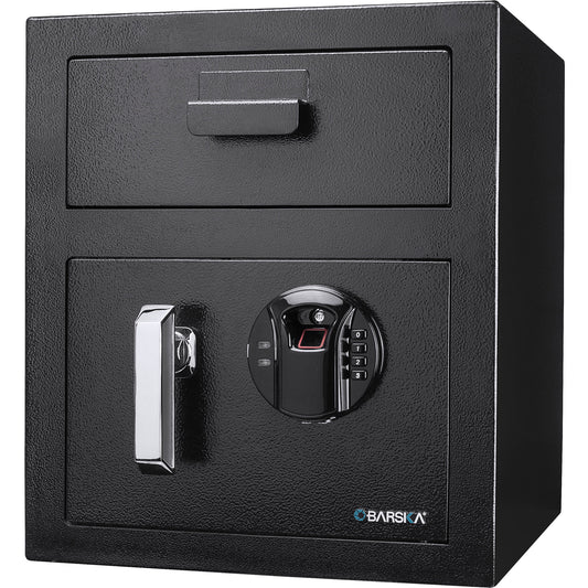 Barska 0.72 Cu. Ft Biometric Keypad Depository Safe | AX13108
