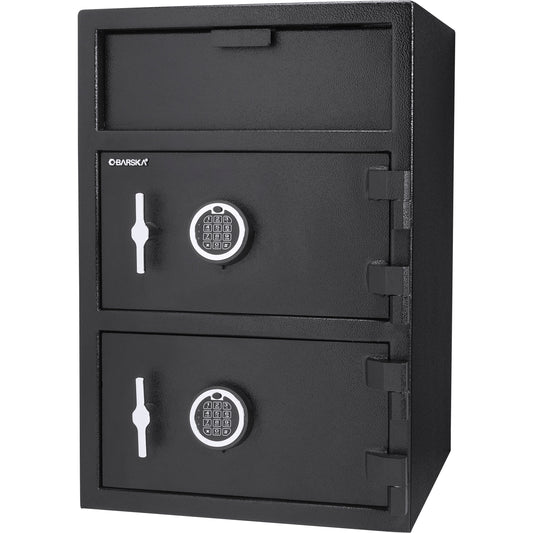 Barska 1.6/2 Cu. Ft Dual Compartment Keypad Depository Safe | AX13312