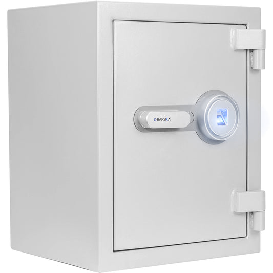 1.64 Cu. Ft Biometric Fireproof Security Safe, Grey | AX13494