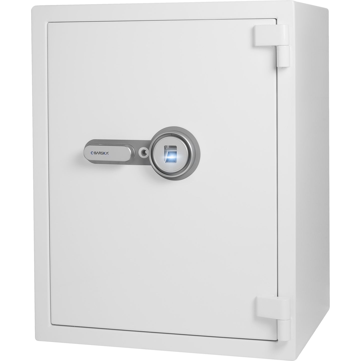 Barska 4.48 Cu. Ft Biometric Fireproof Security Safe, White | AX13496