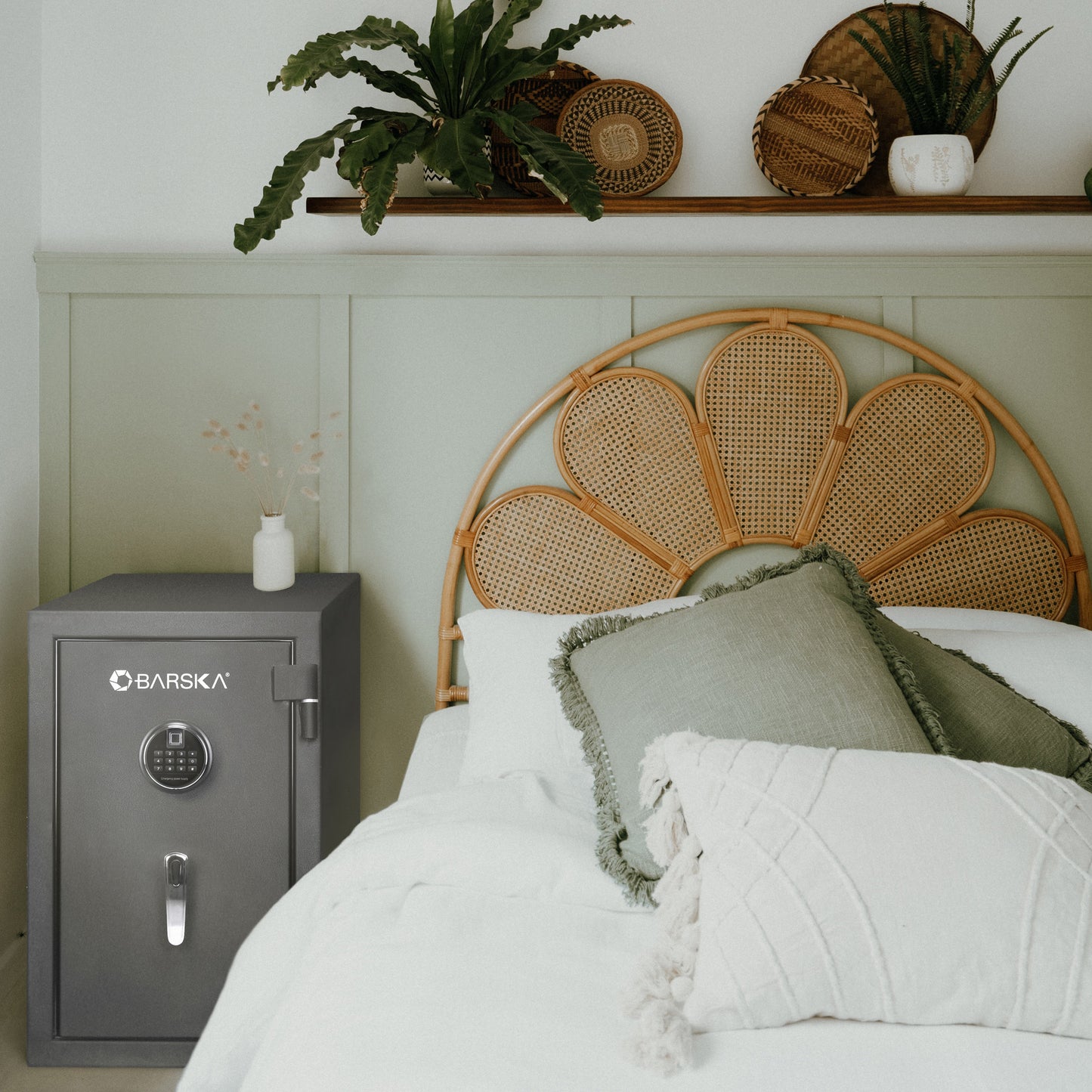 Barska 2.02 Cu. Ft Biometric Keypad Fire Resistant Safe | AX13744